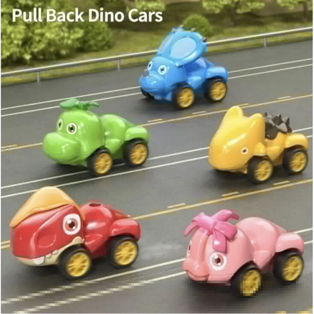 Dinosaur Car Toys for Toddlers and Kids, Friction Cute Tyrannosaurus...